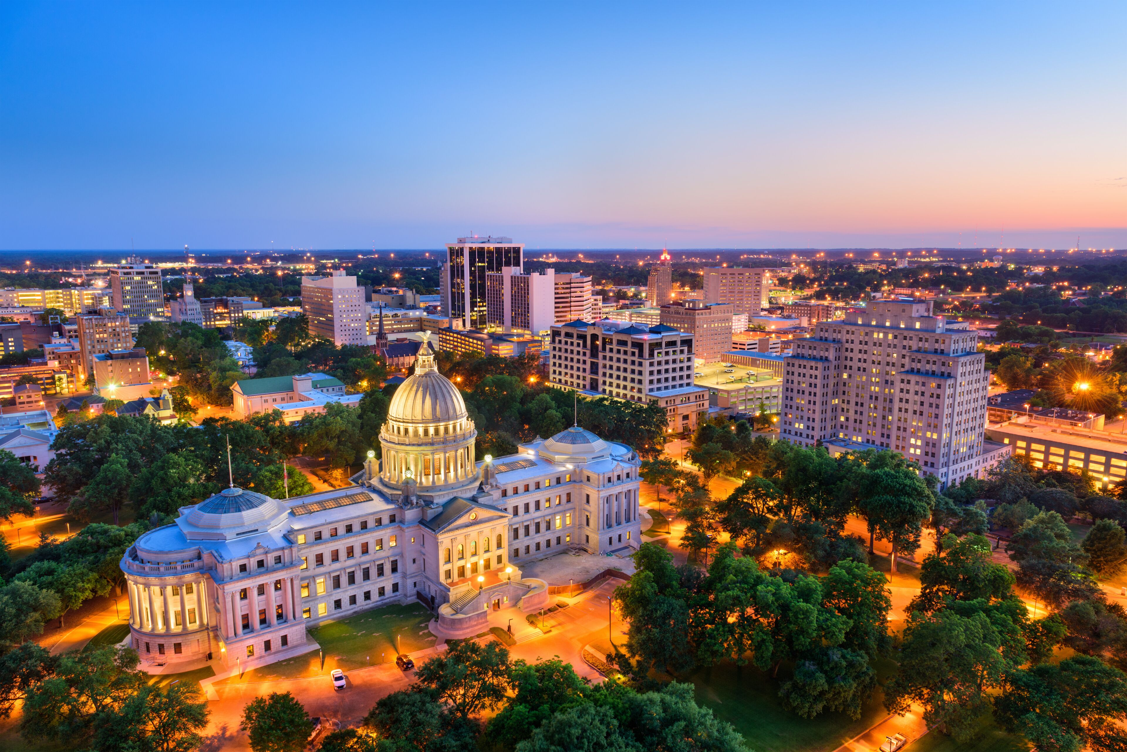 Jackson Mississippi Skyline