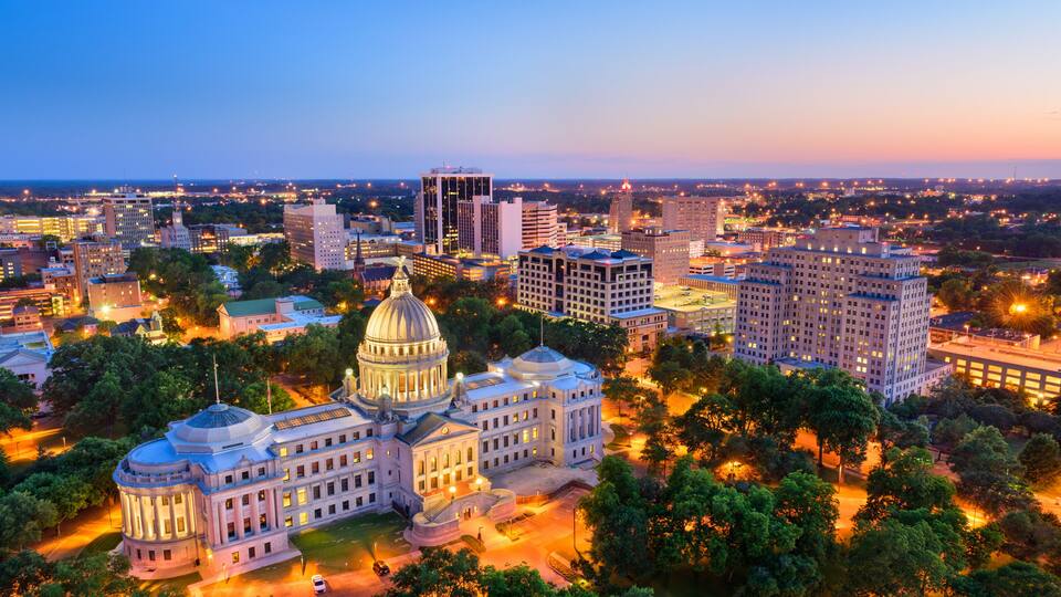 Jackson Mississippi Skyline