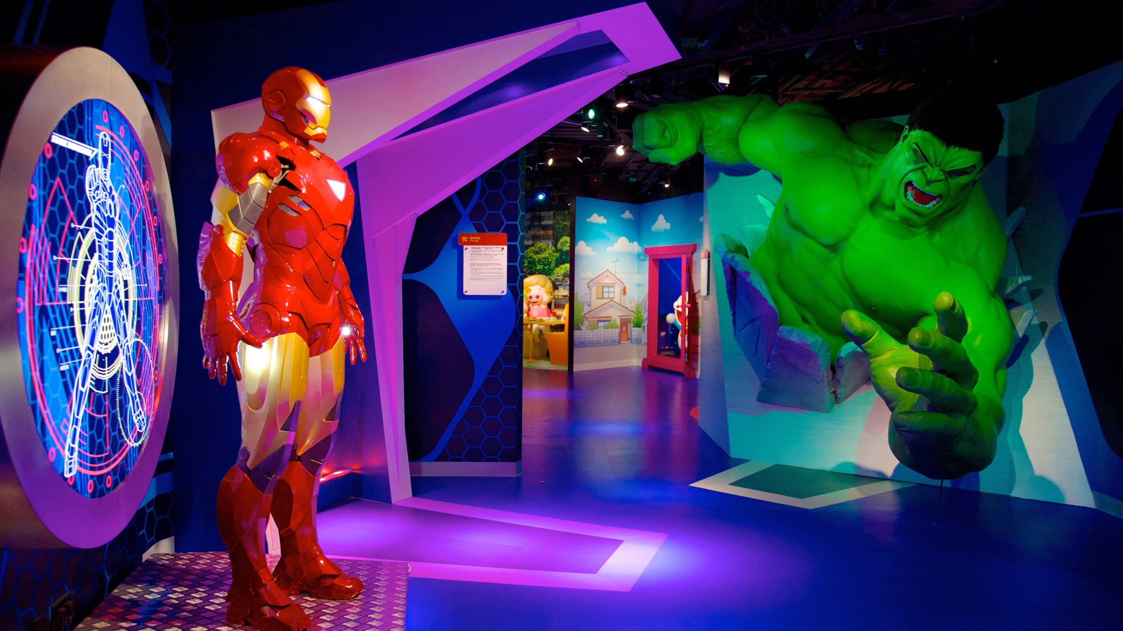 Madame Tussauds caracterizando vistas internas