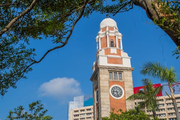 Tsim Sha Tsui Clock Tower showing heritage architecture
