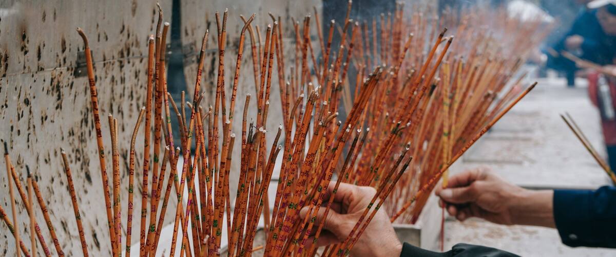Wong Tai Sin Temple featuring a temple or place of worship