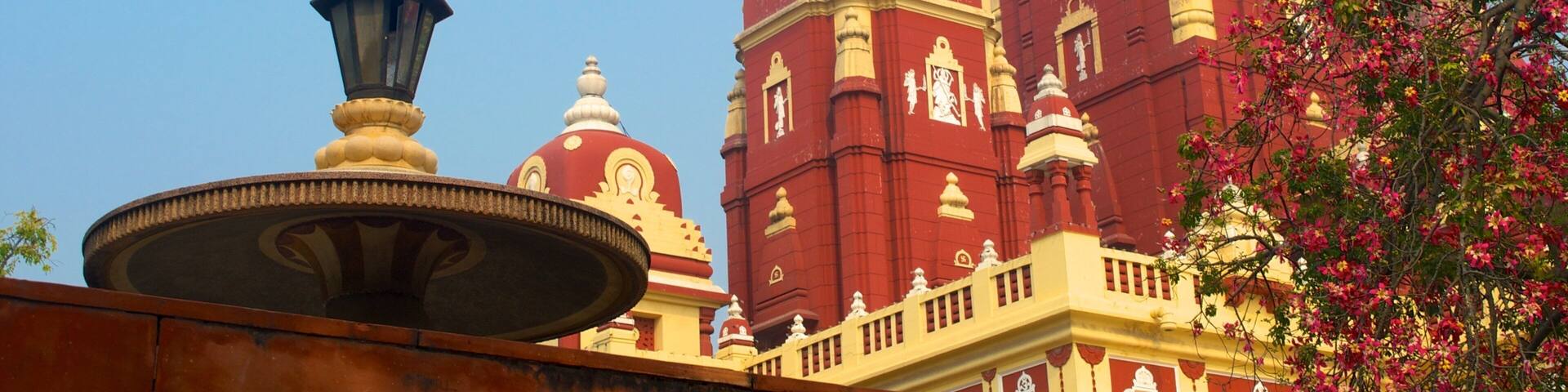 Birla Mandir Temple featuring a temple or place of worship, heritage architecture and a city