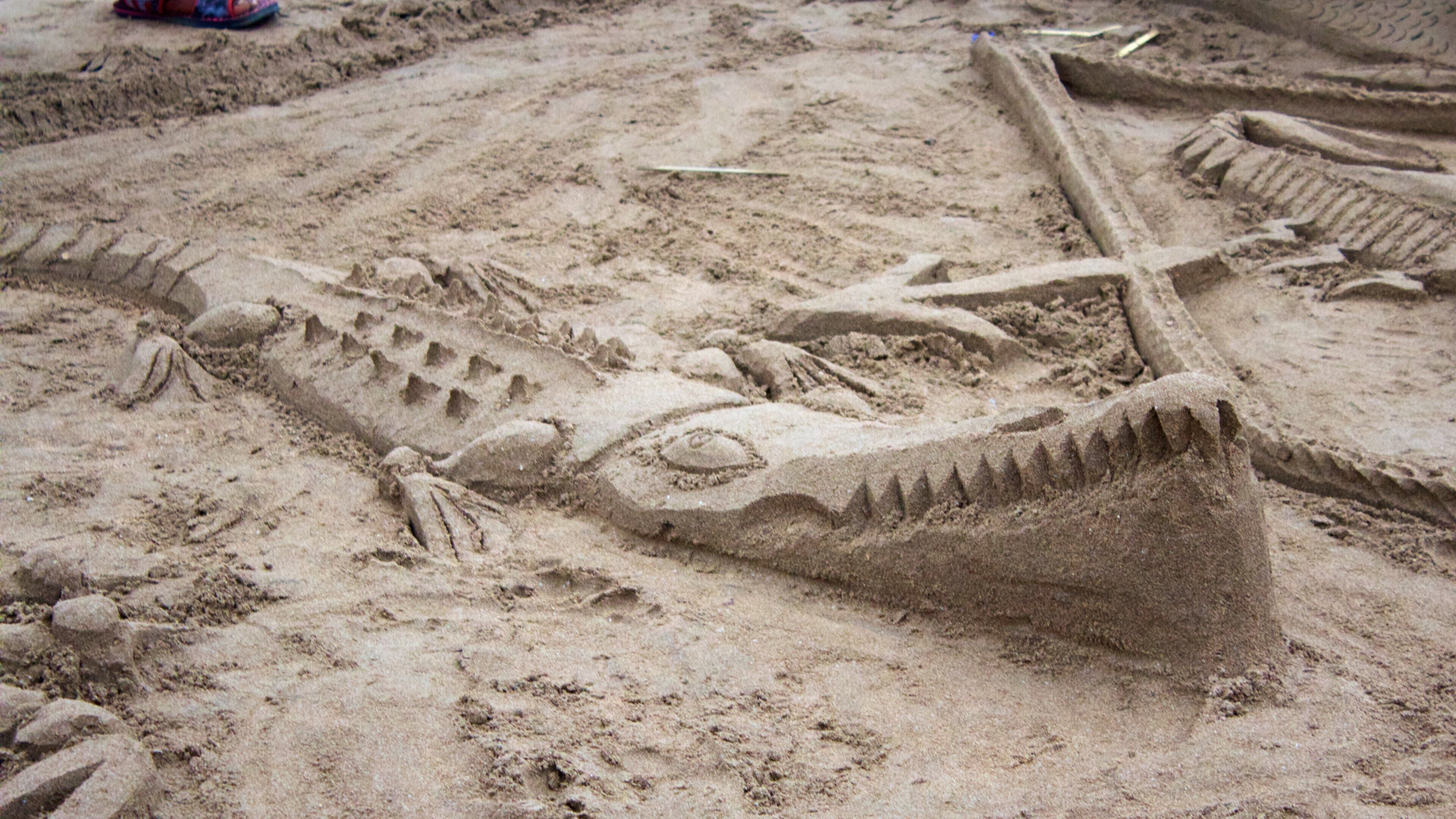 Girgaun Chowpatty bevat kunst in de open lucht