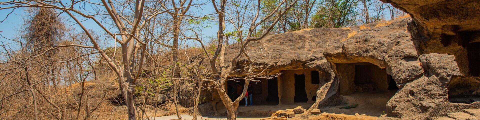 Kanheri Caves which includes desert views