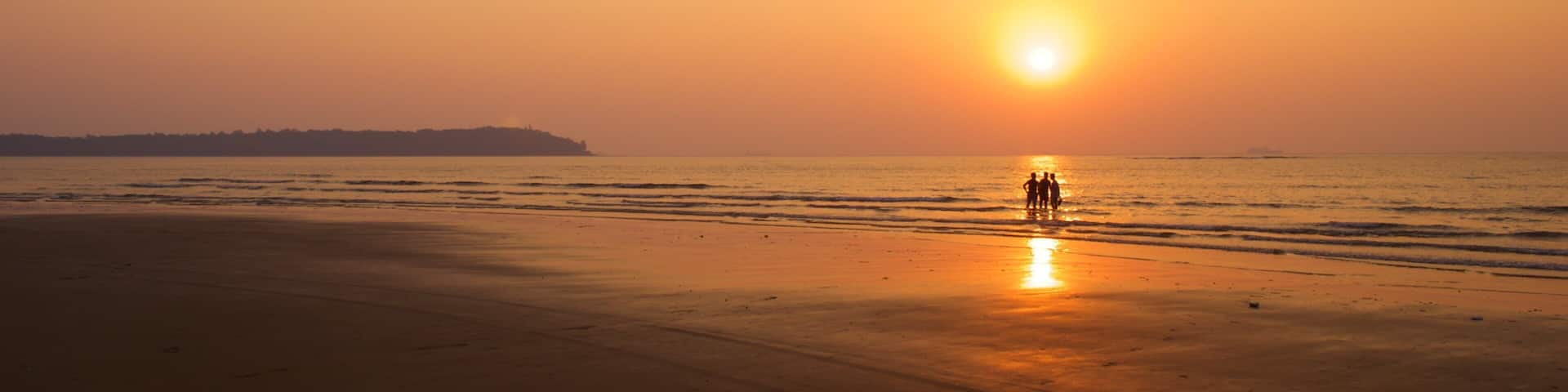 Miramar Beach showing a beach, general coastal views and a sunset