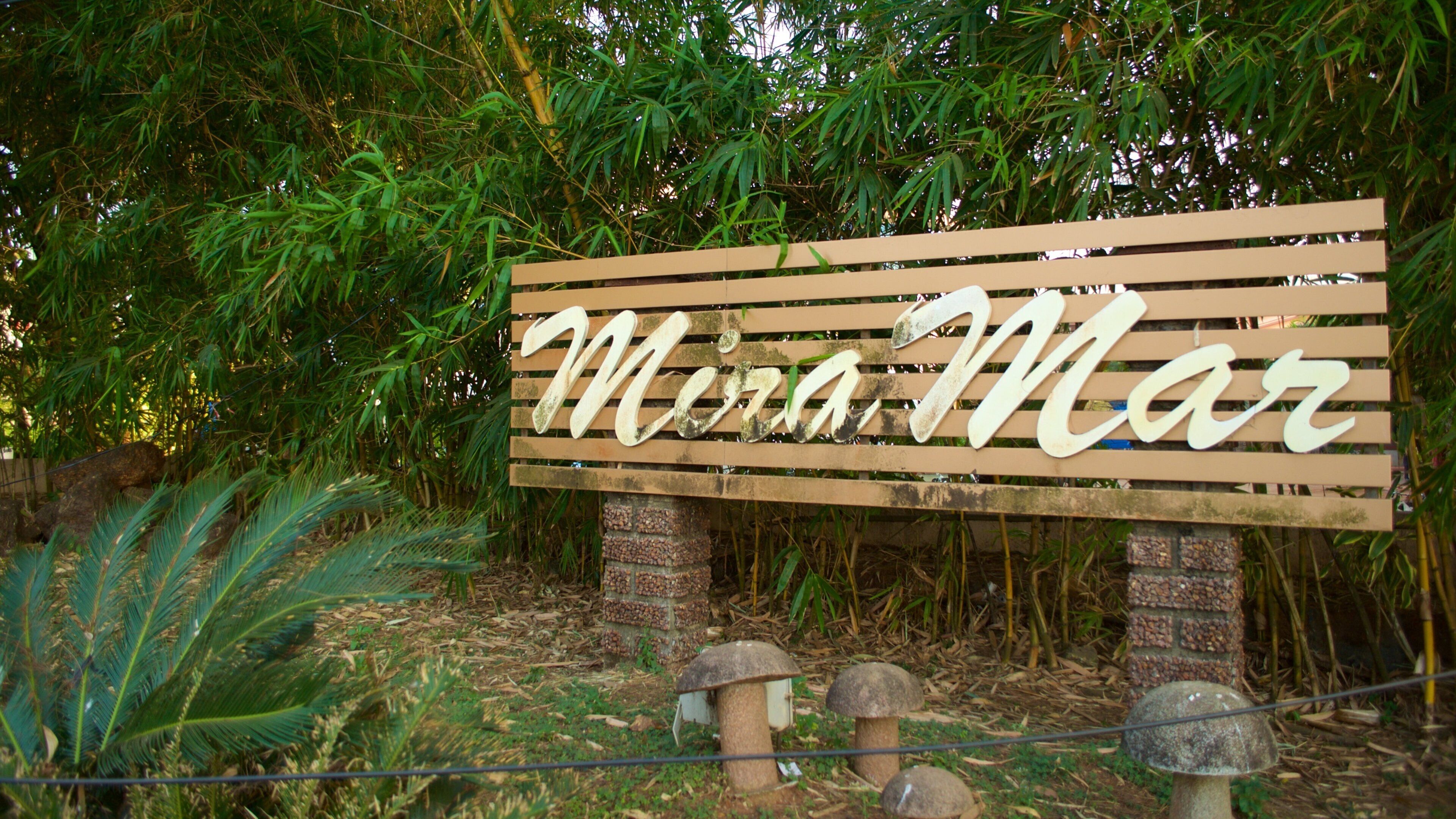 Miramar Beach featuring forests and signage