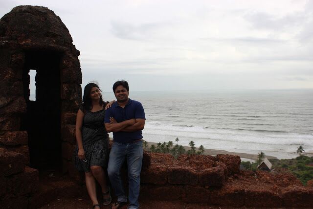 Amazing view from Chapora fort , Goa , India.