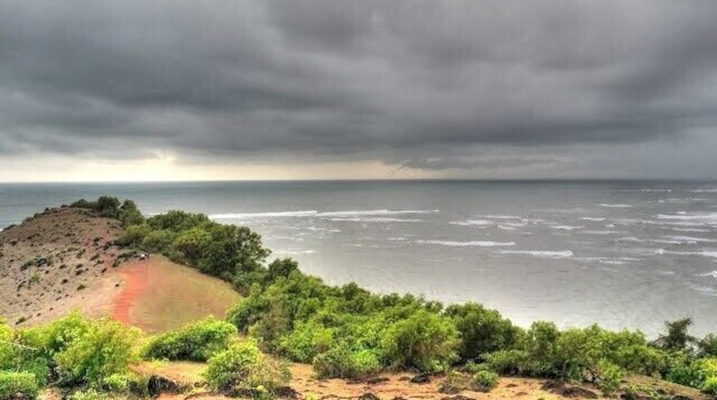 #hiking took a detour from Chapora fort to an adjoining cliff and the hiking was worth it. The view was mesmerizing.