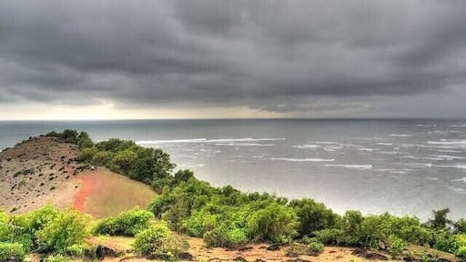 #hiking took a detour from Chapora fort to an adjoining cliff and the hiking was worth it. The view was mesmerizing.