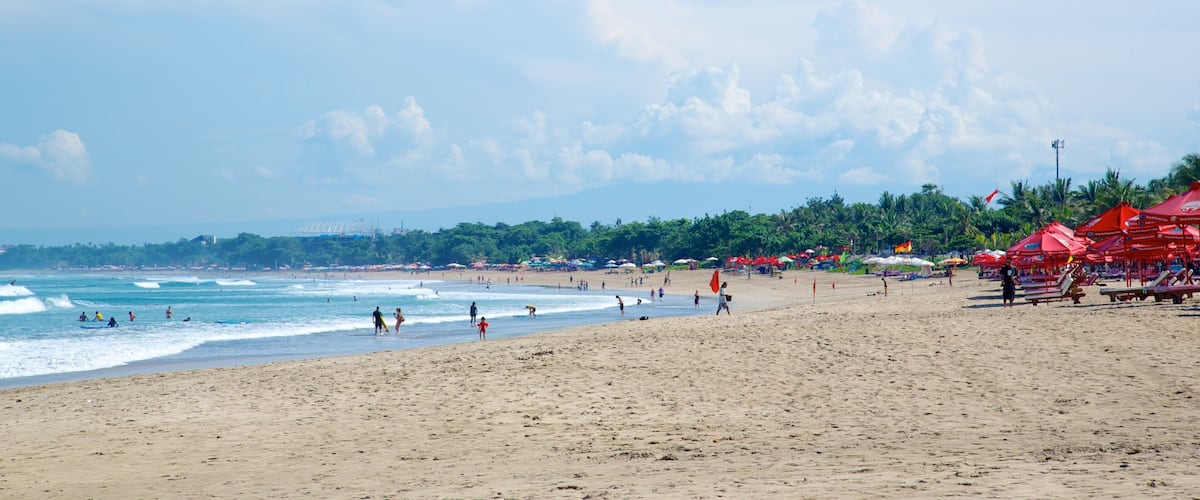 Legian Beach which includes a sandy beach