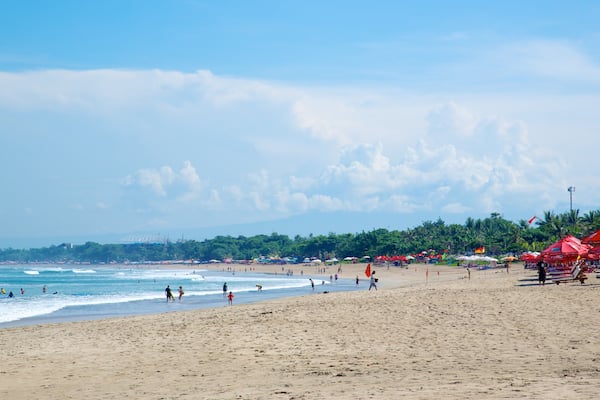Legian Beach which includes a sandy beach