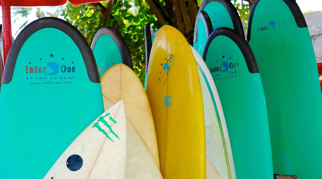 庫塔海灘 设有 市集 和 衝浪