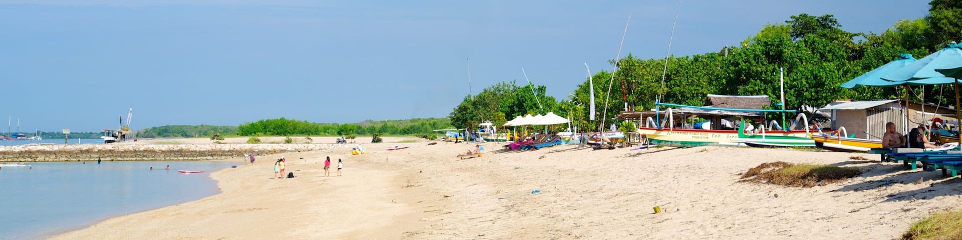 Sanur Beach featuring a beach