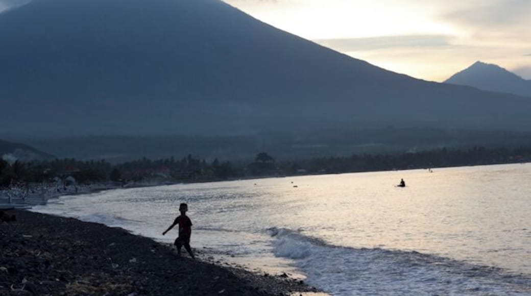 Get away from the crowds and visit Amed. There's a road that runs parallel with the beach where you can find lots of hotels and guest houses and great restaurants. Take a stroll on the beach to enjoy the beautiful sunrises and sunsets and go snorkeling off the beach. #blue