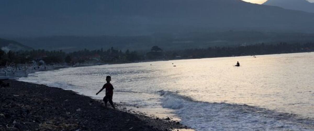 Get away from the crowds and visit Amed. There's a road that runs parallel with the beach where you can find lots of hotels and guest houses and great restaurants. Take a stroll on the beach to enjoy the beautiful sunrises and sunsets and go snorkeling off the beach. #blue