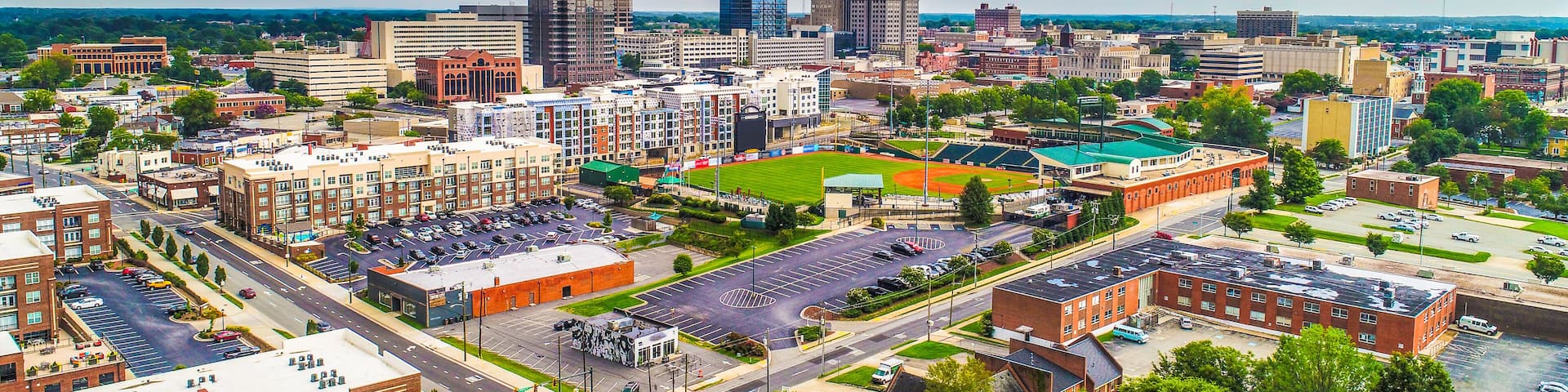 Downtown Greensboro, North Carolina, USA Skyline