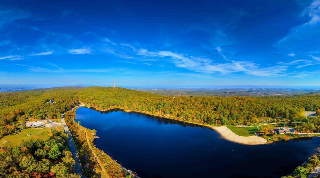 High Point State Park and Lake Marcia in Autumn