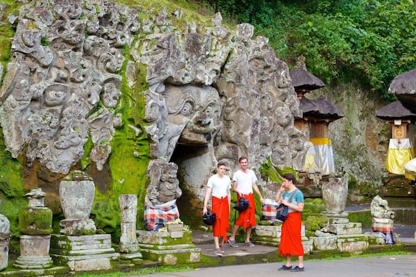 Goa Gajah das einen Tempel oder AndachtsstÀtte, Höhlen und religiöse Aspekte