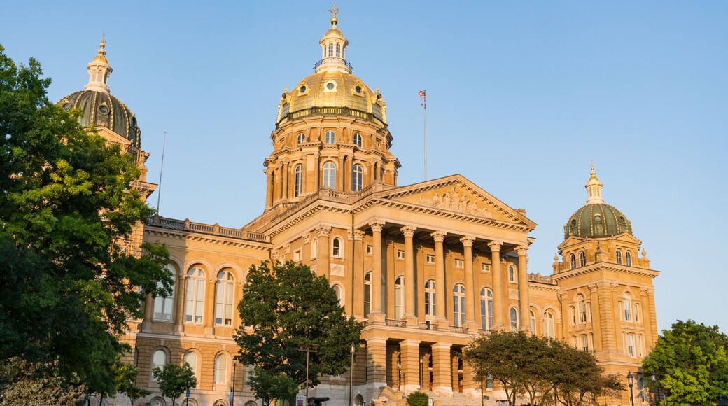 Iowa State Capitol Building in Des Moines