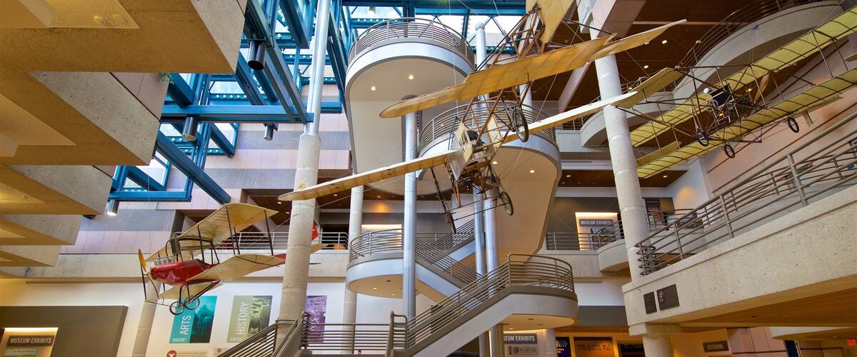 State Historical Society of Iowa Museum showing interior views
