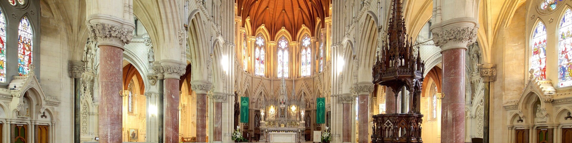 St. Colman\'s Cathedral mostrando una iglesia o catedral, arquitectura patrimonial y elementos patrimoniales