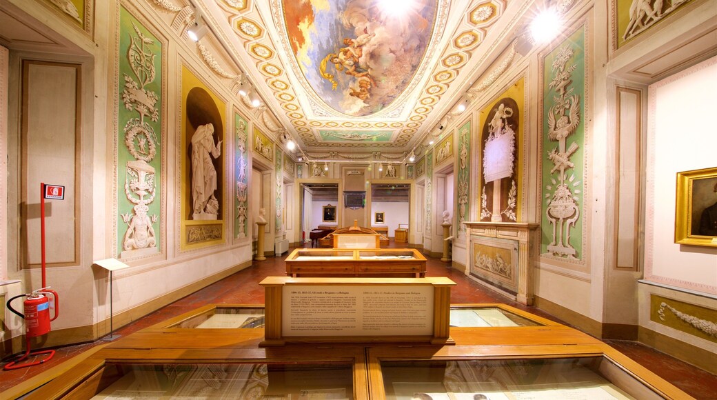 Donizetti Museum showing interior views, heritage elements and art