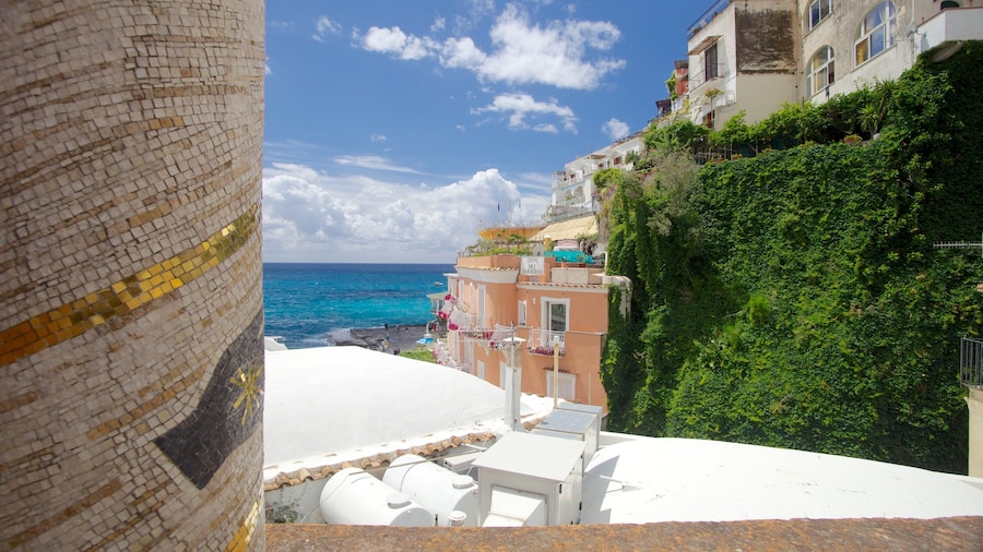 Church of Santa Maria Assunta showing general coastal views