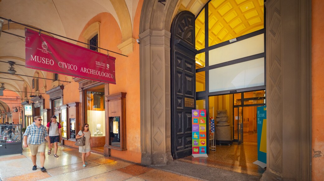 Archaeological Museum featuring signage