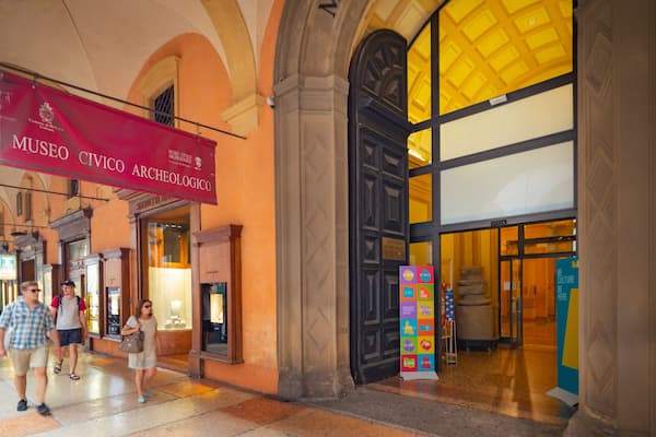 Archaeological Museum featuring signage