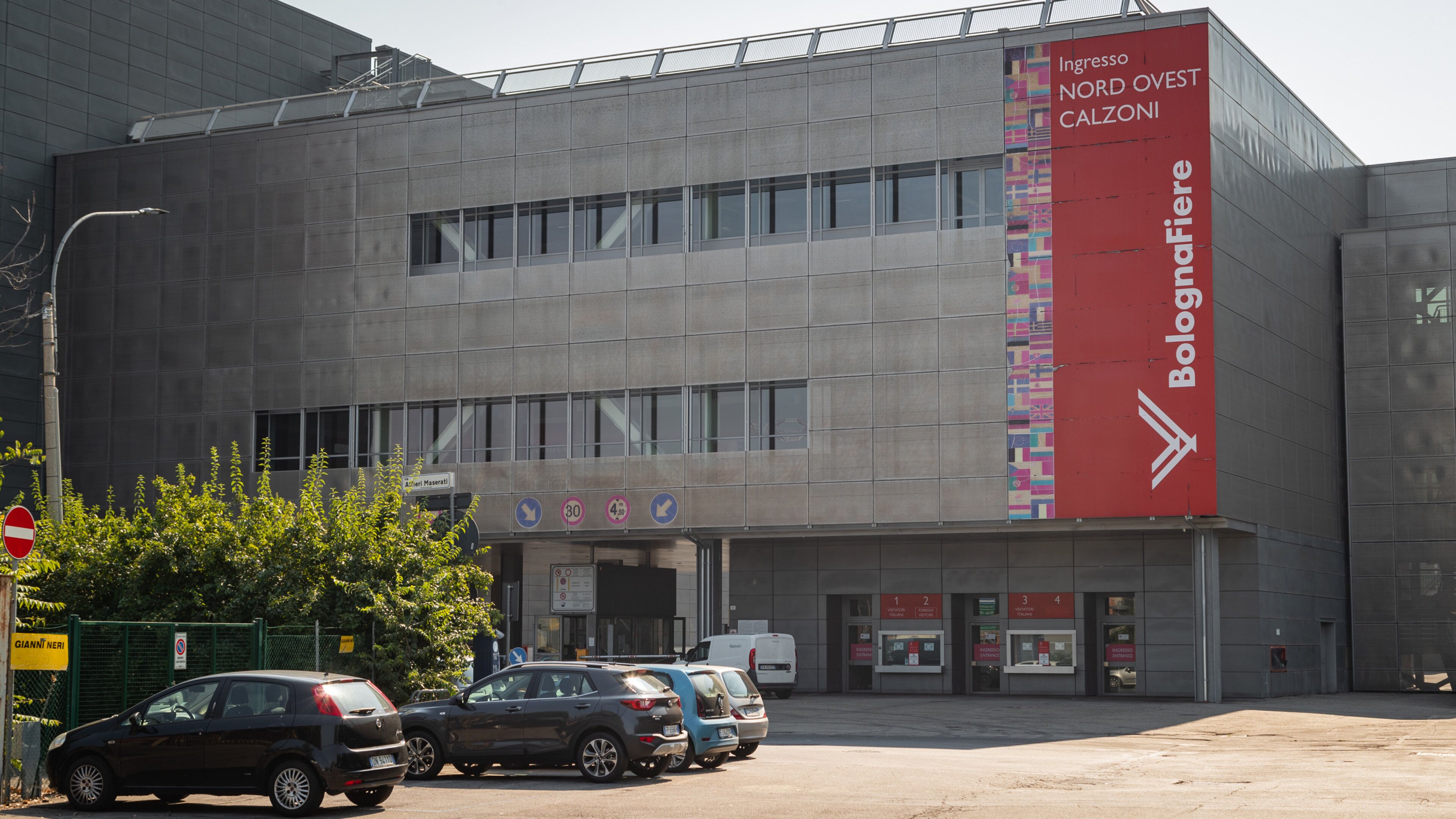 BolognaFiere showing signage