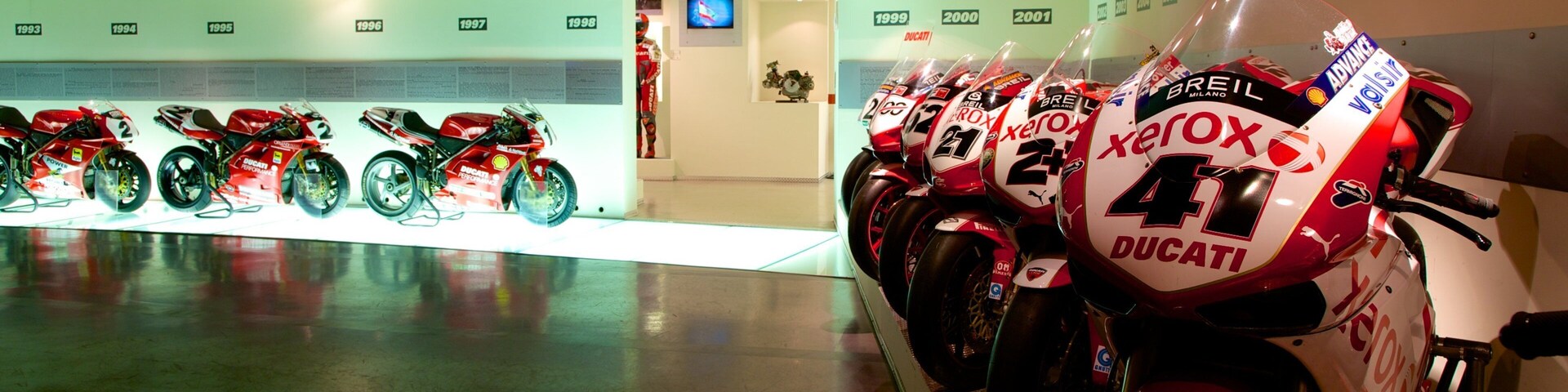 Ducati Museum showing interior views