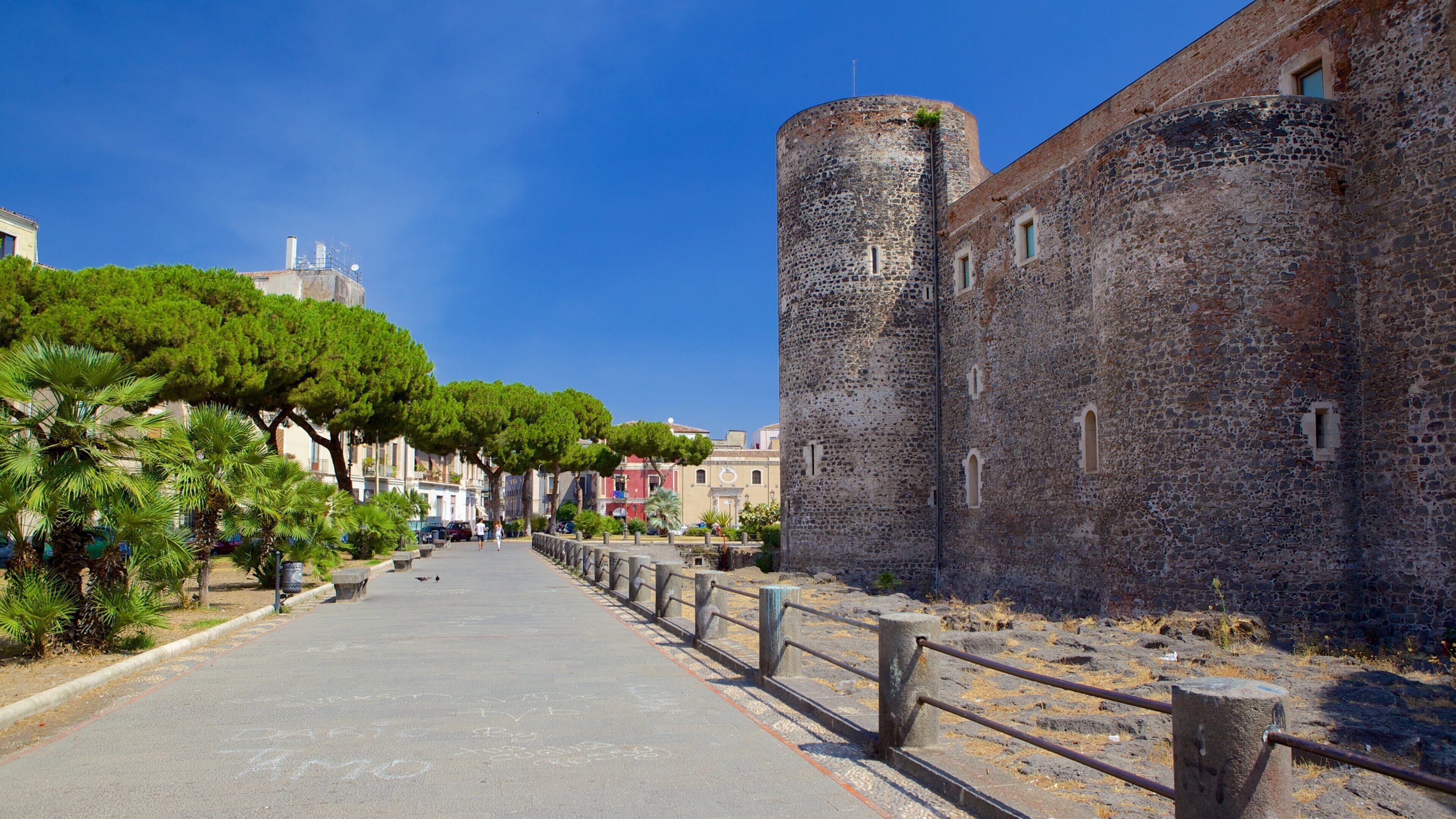 Ursino Castle showing a castle and heritage architecture