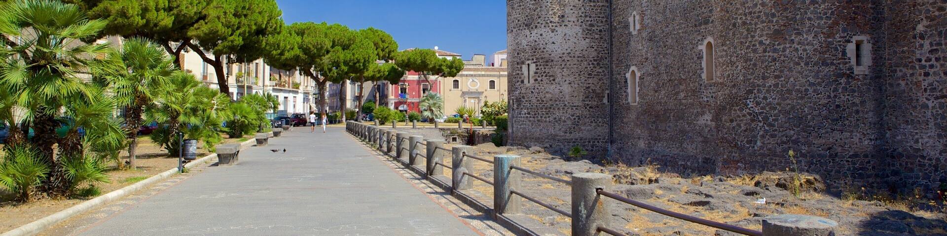 Castello Ursino das einen historische Architektur und Burg