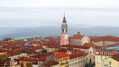 Angera featuring heritage elements, landscape views and a coastal town