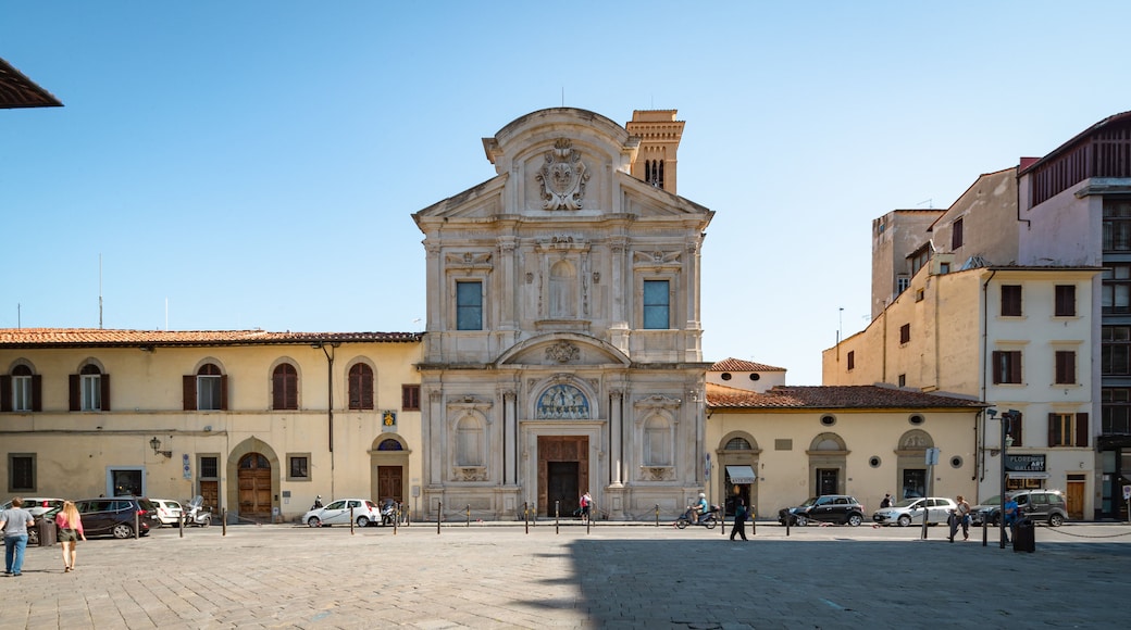Chiesa di Ognissanti featuring a square or plaza and heritage architecture