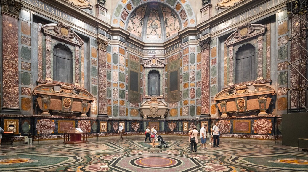 Medici Chapels which includes interior views and heritage elements