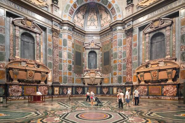 Medici Chapels which includes interior views and heritage elements