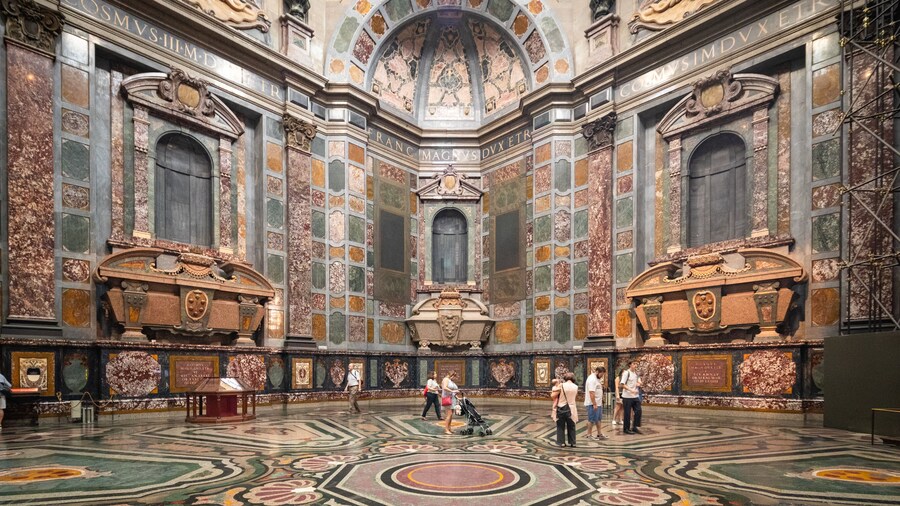 Medici Chapels which includes interior views and heritage elements