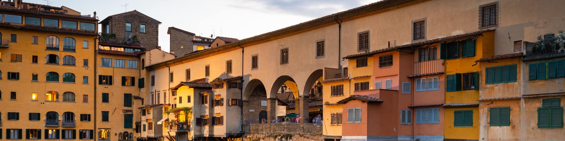 Ponte Vecchio which includes a bridge and a river or creek