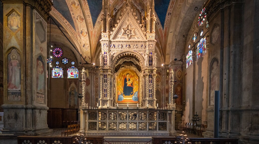 Arcetri featuring interior views, a church or cathedral and art