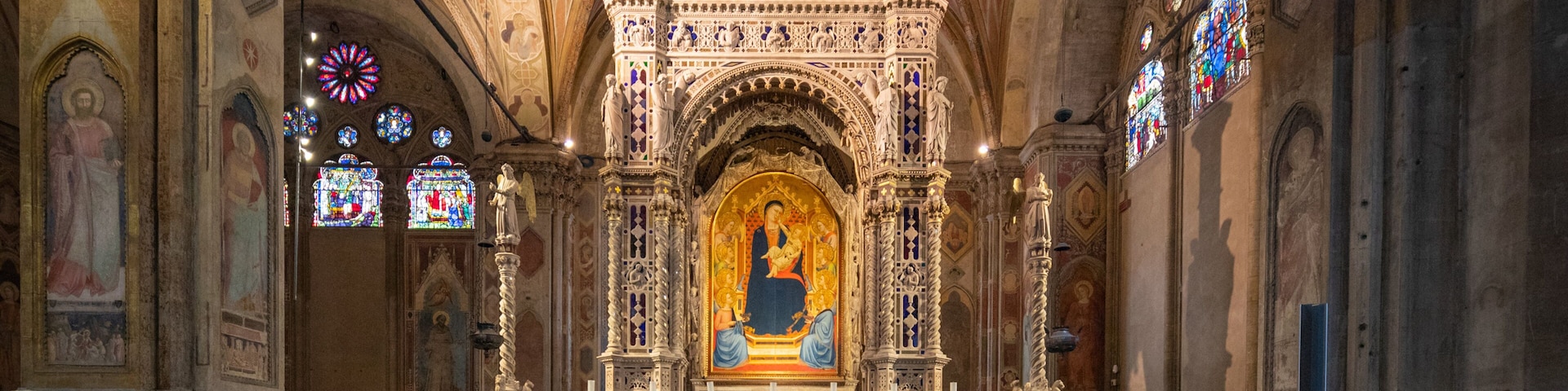 Arcetri featuring interior views, a church or cathedral and art