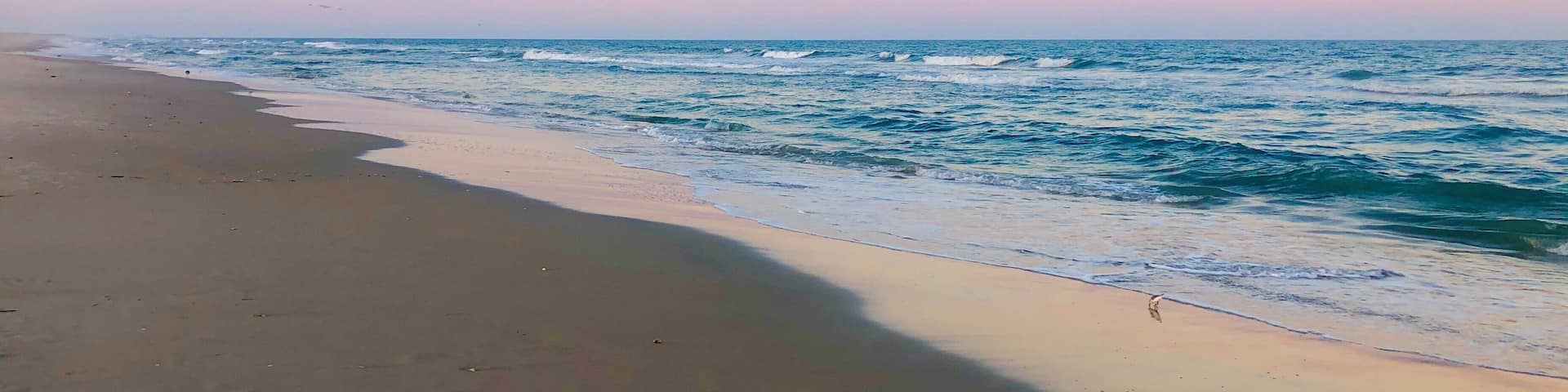 A beautiful evening on the beach! Watching for the wild ponies!
