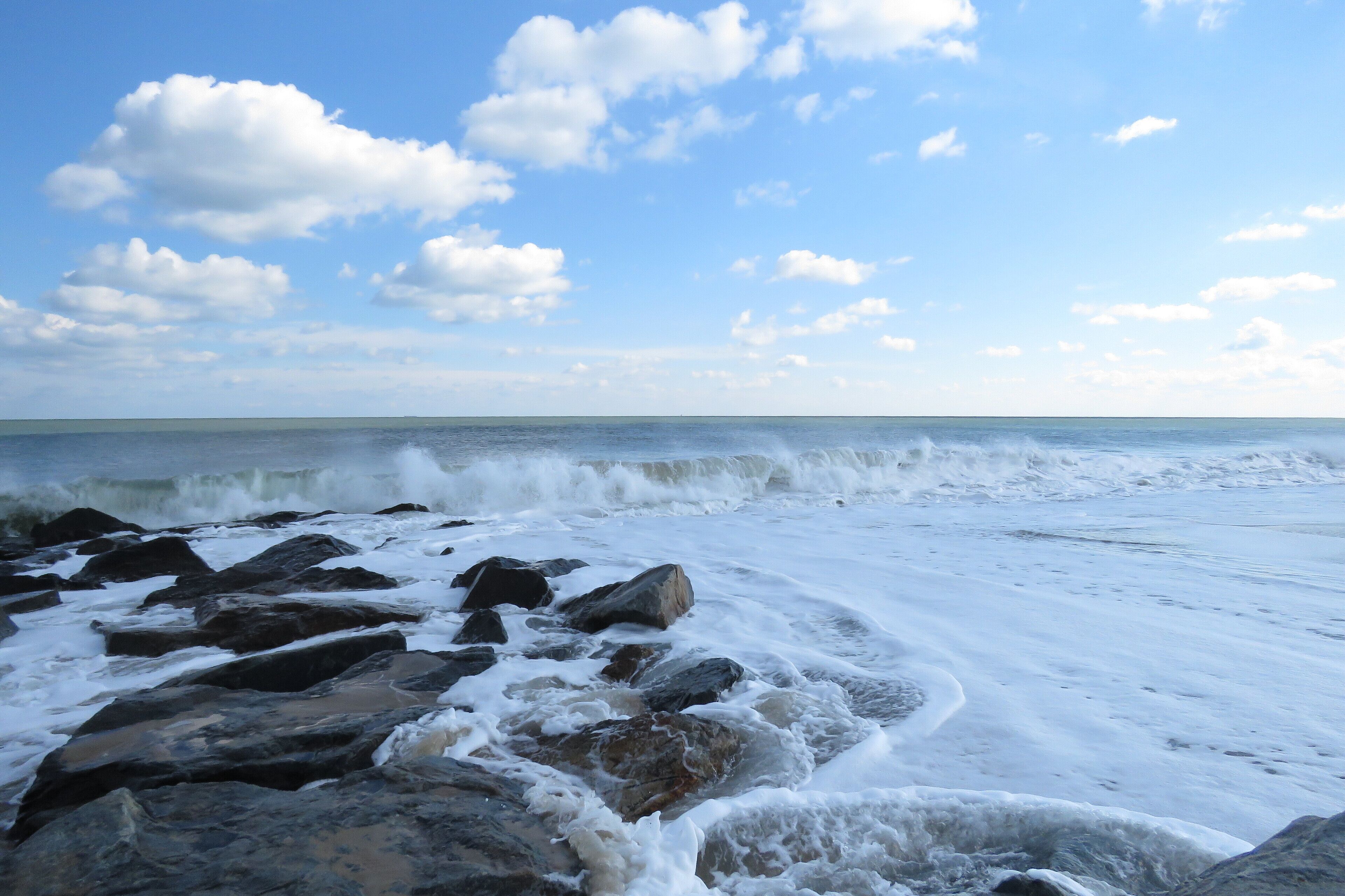 Assateague Island is a 37-mile long barrier island located off the eastern coast of the Delmarva peninsula facing the Atlantic Ocean. 
