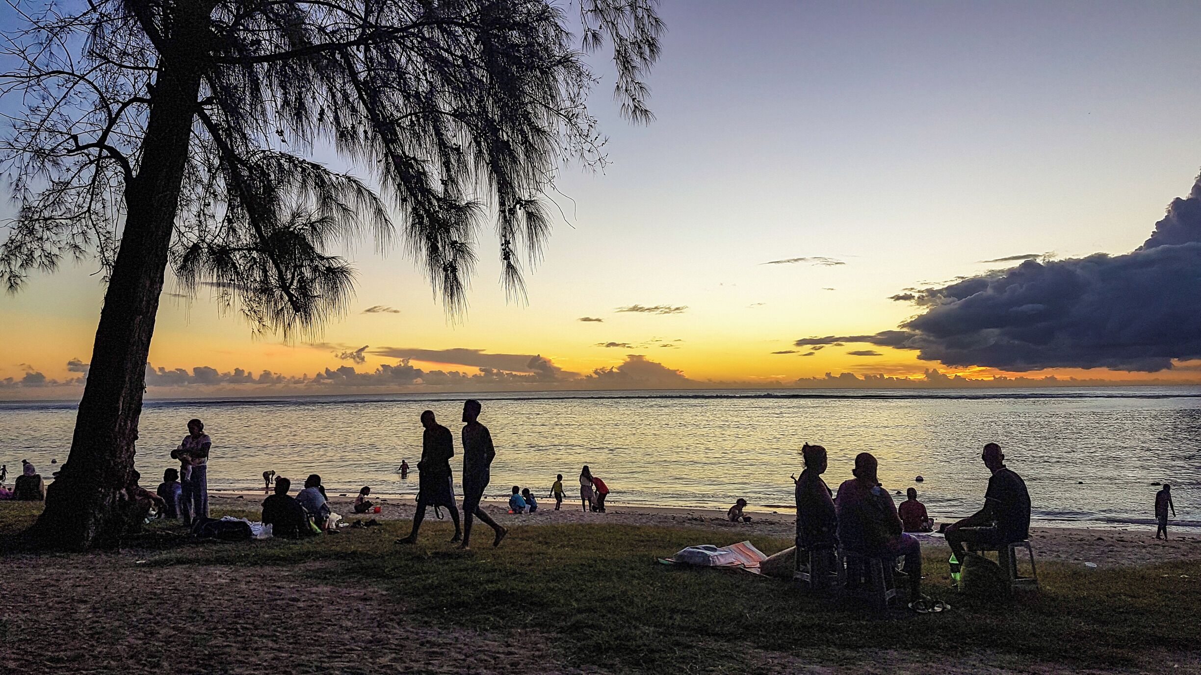 Every Sunday in the small seaside town of Flic en Flac, Maritius, right before the sun sets, hundreds of people - groups of friends, couples and families - gather on the beach.

Music is played, people dance, others swim, some cook food on a BBQ and without a doubt, everyone enjoys the festive atmosphere.

We stumbled upon this scene by accident and would return every Sunday if we could!

#mauritius #flicenflac #sunday #beachday