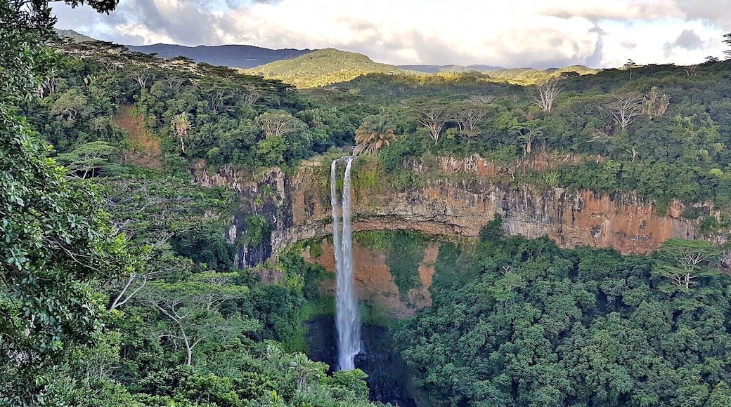 We planned to stop here for a couple of minutes but ended up staring out at this scene for much longer. Hike up the 50 or so stairs to the right of the parking lot for an even better view than what you see from the main viewpoint below!
#chamarel #mauritius #waterfall #beautifuldestination