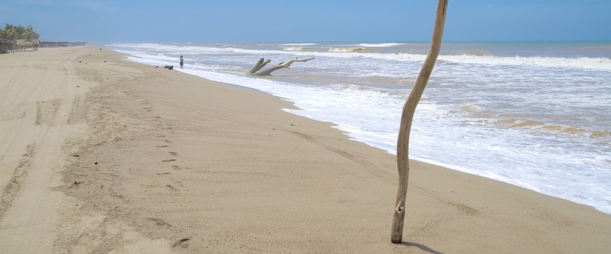 Playa de Barra Vieja featuring a beach
