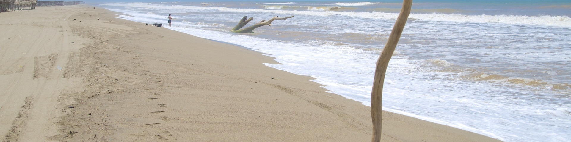 Playa de Barra Vieja showing a beach