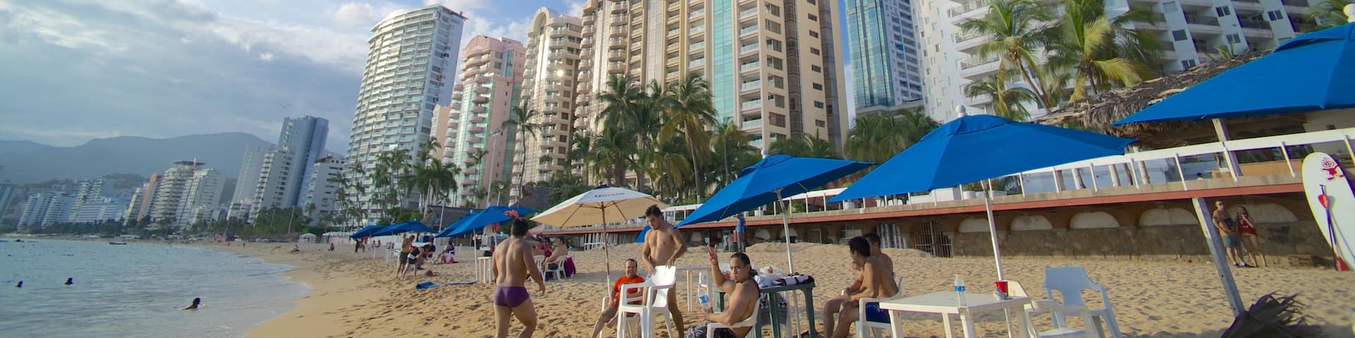 Icacos Beach featuring a coastal town, a city and a beach