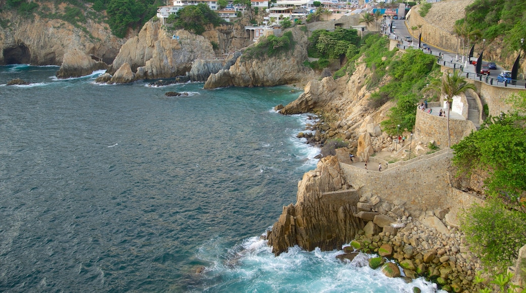 Sinfonia showing rugged coastline, views and a coastal town