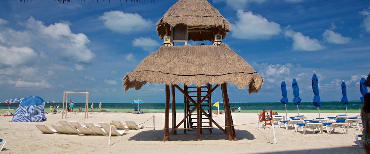 Plage de Langosta mettant en vedette scĂšnes tropicales, plage de sable et vues littorales